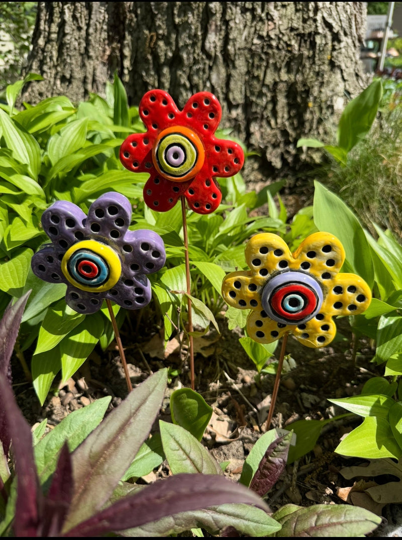 Newceramicflowertrio